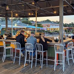 Billy Joe's Ribworks - Tiki bar on the patio