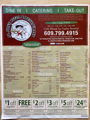 Aljons Pizza & Restaurant -West Windsor by null