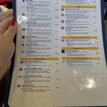 Ford's Garage Sarasota - July 2024 beer list - Comfort Food Near Me - Sarasota, Florida