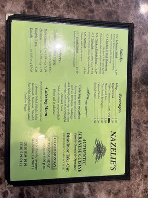 Menu photo 3 Nazelie's Lebanese Cafe San Pedro, CA Menu photo 3 Nazelie's Lebanese Cafe San Pedro, CA