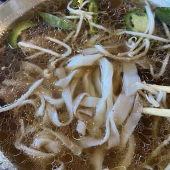 Pho Kitchen - Rare steak pho with fresh noodles. Super oily broth - Vietnamese Near Me - San Jose, California