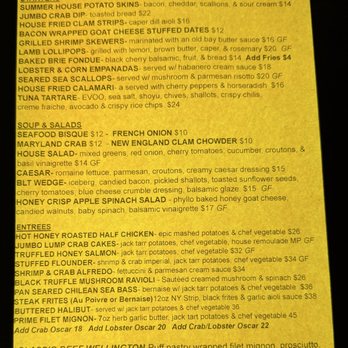 The Libation Room - Menu - New American Near Me - Rehoboth Beach, Delaware