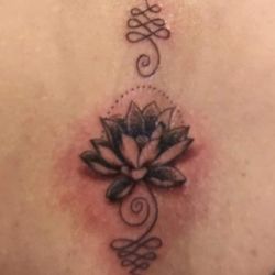 The Loft Tattoo Studio - Unalome that a friend and I came up with but he perfected.
