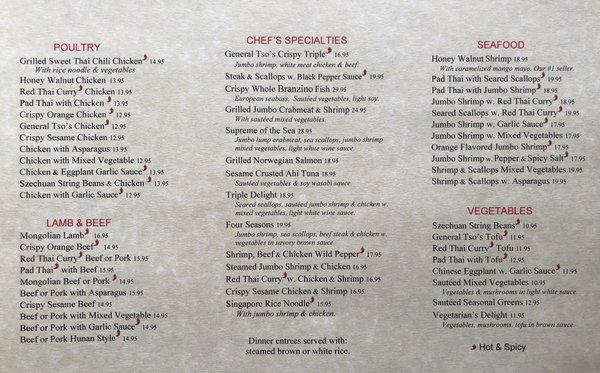 Menu photo 8 Hong Kong Fusion Cherry Hill, NJ