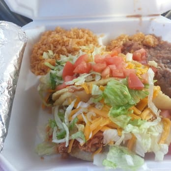 Bennys Tacos - Puffy Chicken Taco Combination Plate - Tex-Mex Near Me - Universal City, Texas Bennys Tacos - Puffy Chicken Taco Combination Plate - Tex-Mex Near Me - Universal City, Texas