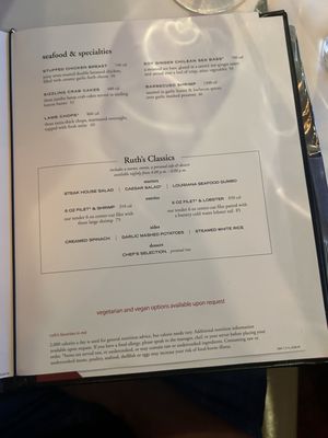 Menu photo 7 Ruth's Chris Steak House Honolulu, HI Menu photo 7 Ruth's Chris Steak House Honolulu, HI