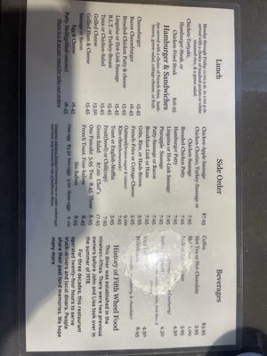 Menu photo 1 Fifth Wheel San Leandro, CA