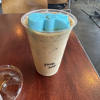 Serafina Coffee Roasters - Peep latte with oatmilk - Coffee & Tea Near Me - Phoenix, Arizona Serafina Coffee Roasters - Peep latte with oatmilk - Coffee & Tea Near Me - Phoenix, Arizona