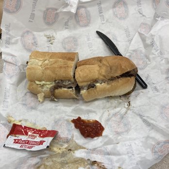 Jersey Mike's Subs - #66 Portabella Cheese Steak ($11) - Fast Food Near Me - East Brunswick, New Jersey Jersey Mike's Subs - #66 Portabella Cheese Steak ($11) - Fast Food Near Me - East Brunswick, New Jersey