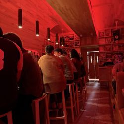 Inside restaurant