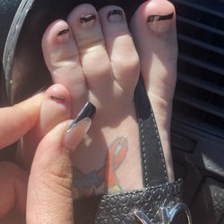 Nailed It - Bad pedicure job