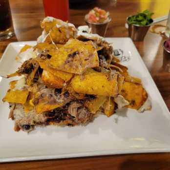 Guy Fieri's Foxwoods Kitchen & Bar - Loaded Nachos with Pull Pork - American Near Me - Mashantucket, Connecticut