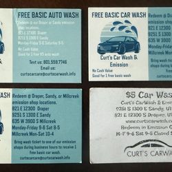 Car Wash Vouchers (no expiration date)