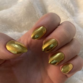 Cute Nail Studio - Punk gold nails - Nail Salons Near Me - Austin, Texas Cute Nail Studio - Punk gold nails - Nail Salons Near Me - Austin, Texas