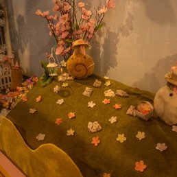 Spring display - they change their display every season Spring display - they change their display every season