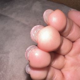 This is all the excess glue.
