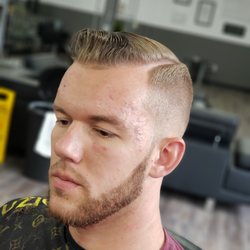 Tailor Made Cuts - Combover Fade and beard.