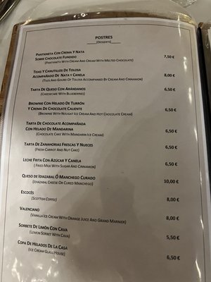 Menu photo 2 La Despensa 5J Getxo, BI