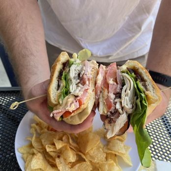 The Daily Ration - Daily Club Sub  Ham Turkey Candied bacon White American cheese Lettuce Tomato  Cajun aioli Hoagie roll - Breakfast & Brunch Near Me - Chattanooga, Tennessee