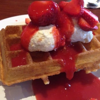 Mimi's Cafe - Strawberry and cream cheese waffle. - Breakfast & Brunch Near Me - Columbus, Ohio Mimi's Cafe - Strawberry and cream cheese waffle. - Breakfast & Brunch Near Me - Columbus, Ohio
