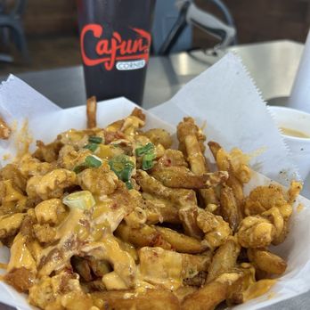 Cajun Corner - OKC - Loaded shrimp fries. - Cajun/Creole Near Me - Oklahoma City, Oklahoma
