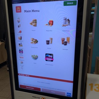 McDonald's - Ordering kiosk - Fast Food Near Me - Rancho Mirage, California McDonald's - Ordering kiosk - Fast Food Near Me - Rancho Mirage, California