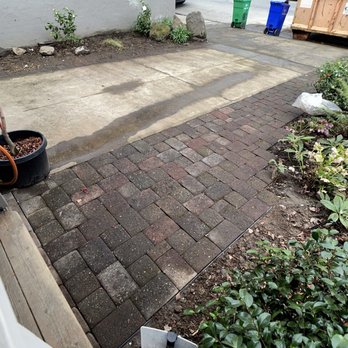 Best Friend Builders - Front pathway. Formerly narrow broken bricks. - General Contractors Near Me