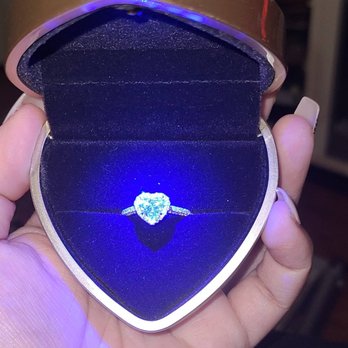 Adiamor - I ABSOLUTELY LOVE MY 10TH ANNIVERSARY HEART FRENCH PAVE RING!! - Jewelry Near Me - Los Angeles, California