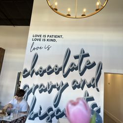 Blue House Bakery & Cafe - Chocolate gravy and biscuits