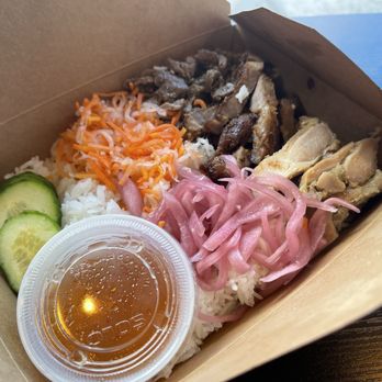 Mr. Banh Mi - Meat Lover's Rice - Coffee & Tea Near Me - Brooklyn, New York Mr. Banh Mi - Meat Lover's Rice - Coffee & Tea Near Me - Brooklyn, New York