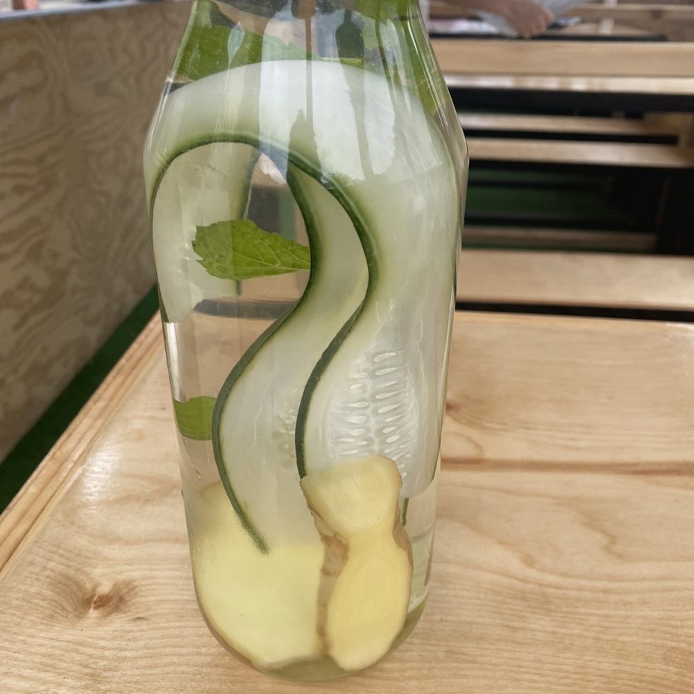 Ginger and Lemongrass - Dine in water. Looks really fancy. Tastes like water haha - Vietnamese Near Me - Whitestone, New York Ginger and Lemongrass - Dine in water. Looks really fancy. Tastes like water haha - Vietnamese Near Me - Whitestone, New York