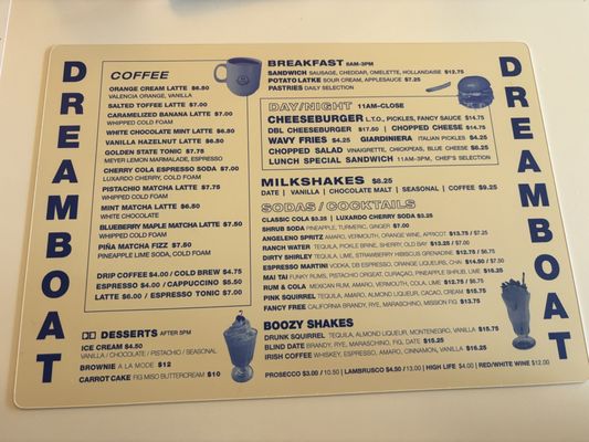Menu photo 4 Dreamboat San Diego, CA Menu photo 4 Dreamboat San Diego, CA
