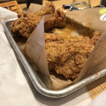 Buffalo Wild Wings - The chicken tenders that were pink inside are left uneaten. I had to eat from my child's leftover plate to have a damn meal. - Sports Bars Near Me - Salina, Kansas Buffalo Wild Wings - The chicken tenders that were pink inside are left uneaten. I had to eat from my child's leftover plate to have a damn meal. - Sports Bars Near Me - Salina, Kansas