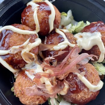 Bonchon Aurora - My takoyaki (pic #2) - close up - Korean Near Me - Aurora, Colorado
