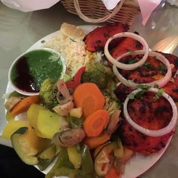 Daawat Grill - Chicken Tandoori Tikka Breast. Mixed Veggies Brown Rice & Chutney. Portion is a handful! - Indian Near Me - Seattle, Washington Daawat Grill - Chicken Tandoori Tikka Breast. Mixed Veggies Brown Rice & Chutney. Portion is a handful! - Indian Near Me - Seattle, Washington