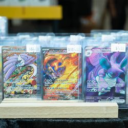 Buy, sell, trade!  Pokemon singles always on display!