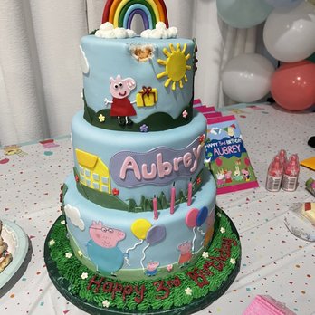 Sugar Divas Cakery, LLC - Aubreys pepa pig birthday cake - Bakeries Near Me - Orlando, Florida Sugar Divas Cakery, LLC - Aubreys pepa pig birthday cake - Bakeries Near Me - Orlando, Florida