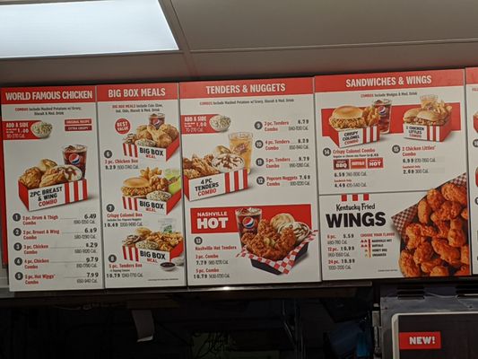 Menu photo 2 KFC Castro Valley, CA Menu photo 2 KFC Castro Valley, CA