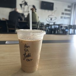 Honey cinnamon latte w oat milk Honey cinnamon latte w oat milk