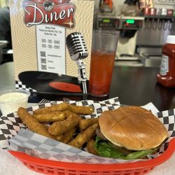 Nickel's Diner - Burger and zucchini