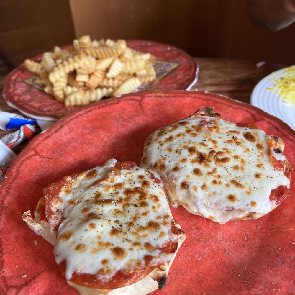 Pizza Bagel & French Fries Pizza Bagel & French Fries