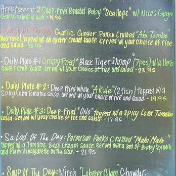Nico's Pier 38 - Lunch specials. - Seafood Near Me - Honolulu, Hawaii