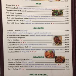 Happy Garden Restaurant - Menu page