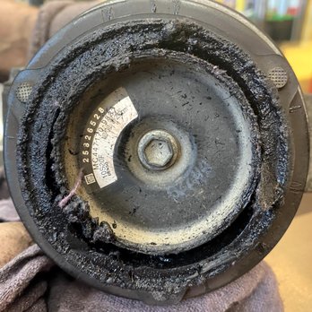 Midas - This is a Blown out AC Clutch! - Auto Repair Near Me - Cathedral City, California Midas - This is a Blown out AC Clutch! - Auto Repair Near Me - Cathedral City, California