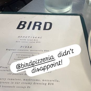 Bird Pizzeria - Pizza Near Me - Charlotte, North Carolina Bird Pizzeria - Pizza Near Me - Charlotte, North Carolina