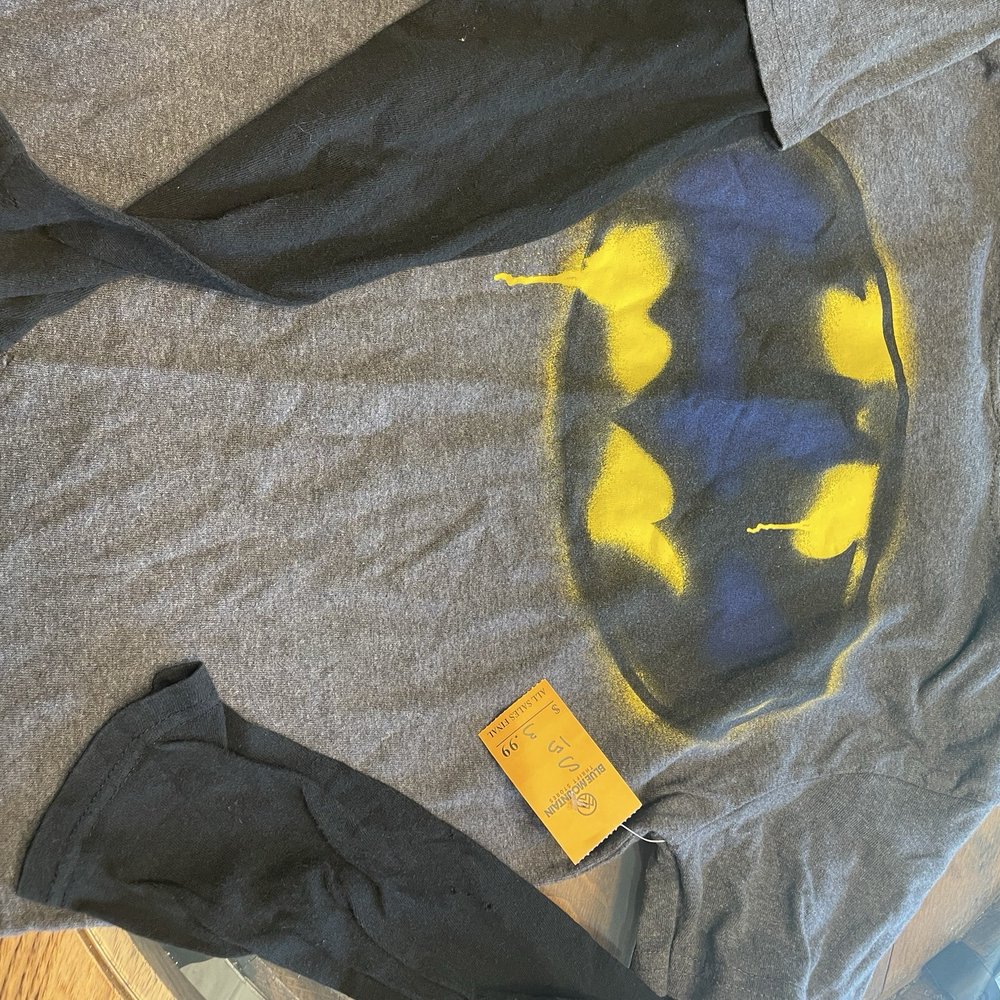 Blue Mountain Thrift Store - Boys long sleeve Batman shirt $3.99 - Thrift Stores Near Me - Palmyra, Pennsylvania Blue Mountain Thrift Store - Boys long sleeve Batman shirt $3.99 - Thrift Stores Near Me - Palmyra, Pennsylvania