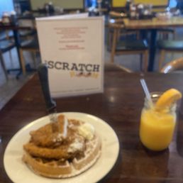 Chicken and waffles