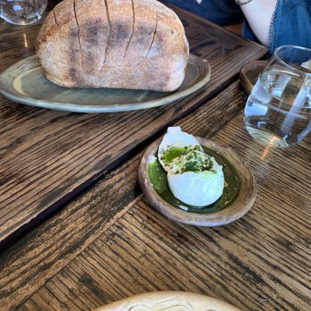 Esther's Kitchen - Housemade Sourdough Levain Bread with Butter Burrata Pesto - Italian Near Me - Las Vegas, Nevada