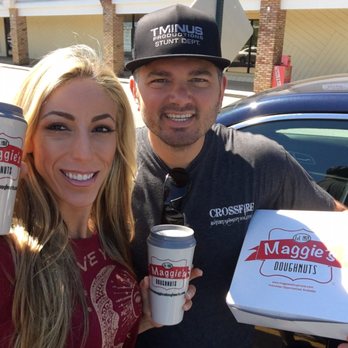 Maggies Donuts - Me and my man proudly loving our Maggie's donuts - Bakeries Near Me - Middlefield, Ohio