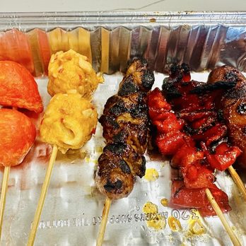 Dollar Hits - Kwek- Kwek. Fish Balls. Chicken. Chicken Skin. Longanisa. Pork. - Filipino Near Me - West Covina, California